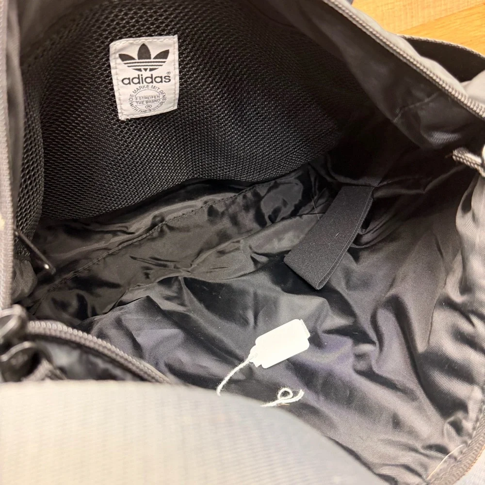 Adidas Men's Blue and Black Messenger Bag